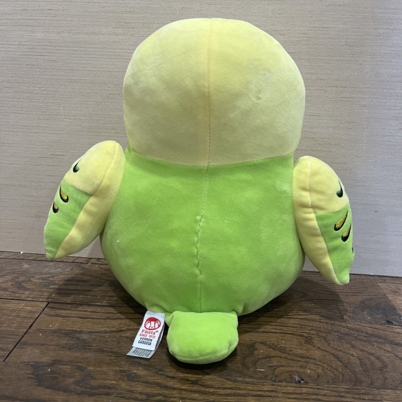 Fiesta Huggy Huggables VERNON Parakeet Budgie Bird Plush 12" Soft Embroidered - Picture 7 of 9